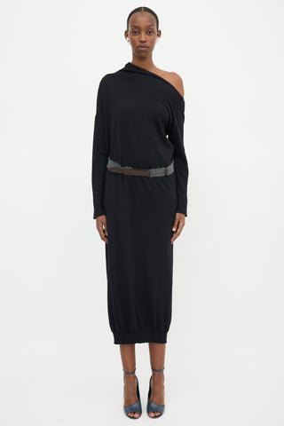 Brunello Cucinelli Cashmere & Silk Knit Dress