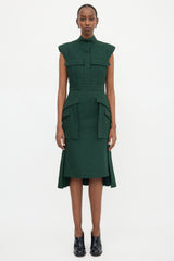 McQueen FW 2018 Canvas Midi Dress