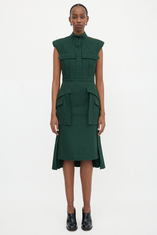 McQueen FW 2018 Canvas Midi Dress
