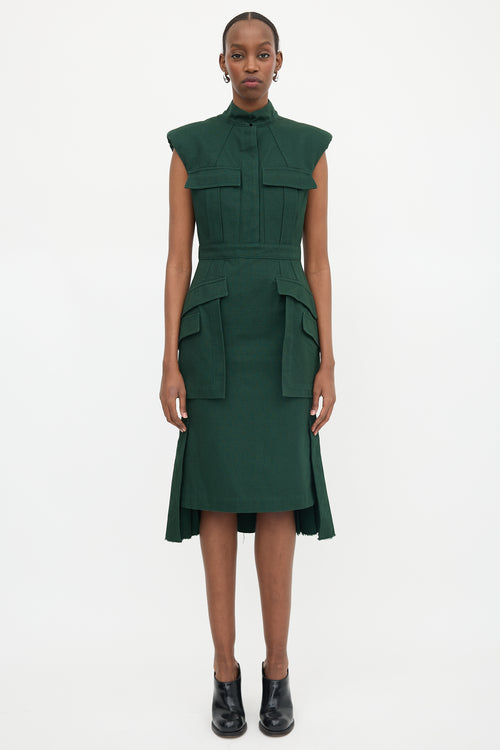 McQueen FW 2018 Canvas Midi Dress