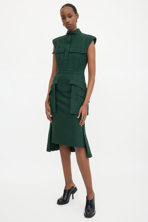 McQueen FW 2018 Canvas Midi Dress