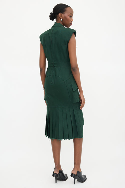 McQueen FW 2018 Canvas Midi Dress