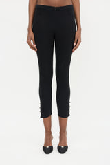 Chanel Silk Slim Leg Trouser