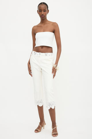 Chanel SS 2005 Crochet Trim Pant