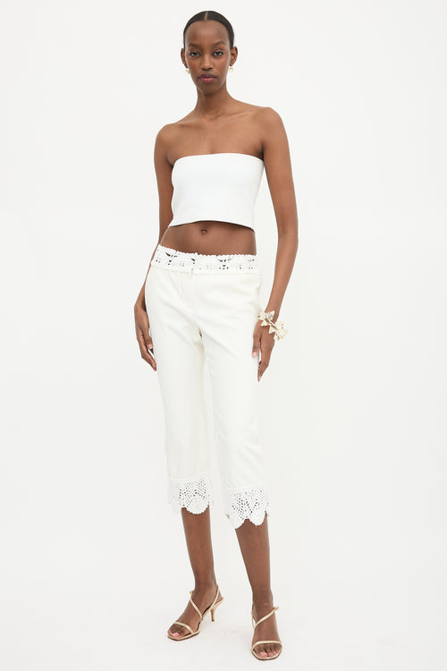 Chanel SS 2005 Crochet Trim Pant
