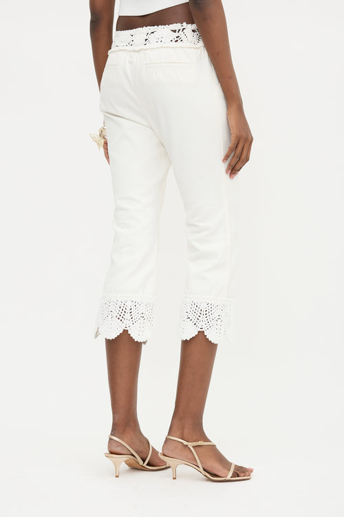 Chanel SS 2005 Crochet Trim Pant