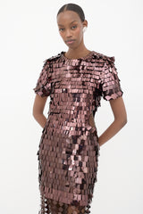 Simkhai Paillette Fringe Dress