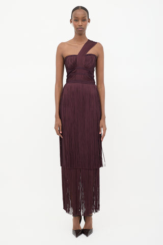 Hervé Léger Fringe Bandage Dress
