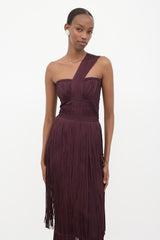 Hervé Léger Fringe Bandage Dress