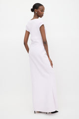 Maticevski Asymmetrical Pleated Maxi Dress