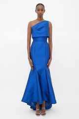 Greta Constantine Silk & Wool Satin Twill Dress