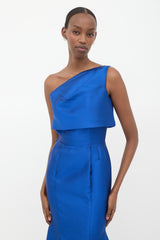 Greta Constantine Silk & Wool Satin Twill Dress