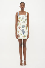Alemais Linen Printed Mini Dress