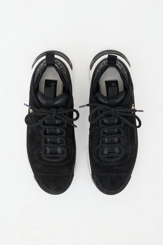 Chanel Suede CC Sneaker