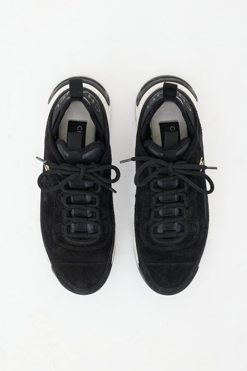 Chanel Suede CC Sneaker