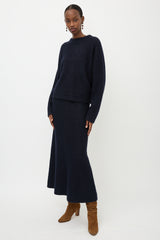 Iris Von Arnim Cashmere & Silk Knit Skirt