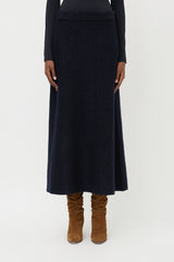 Iris Von Arnim Cashmere & Silk Knit Skirt