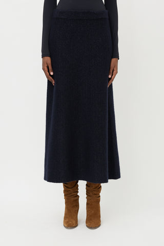 Iris Von Arnim Cashmere & Silk Knit Skirt