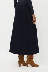 Iris Von Arnim Cashmere & Silk Knit Skirt