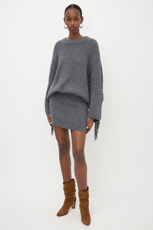 Lisa Yang Cashmere Knit Lovi Mini Skirt