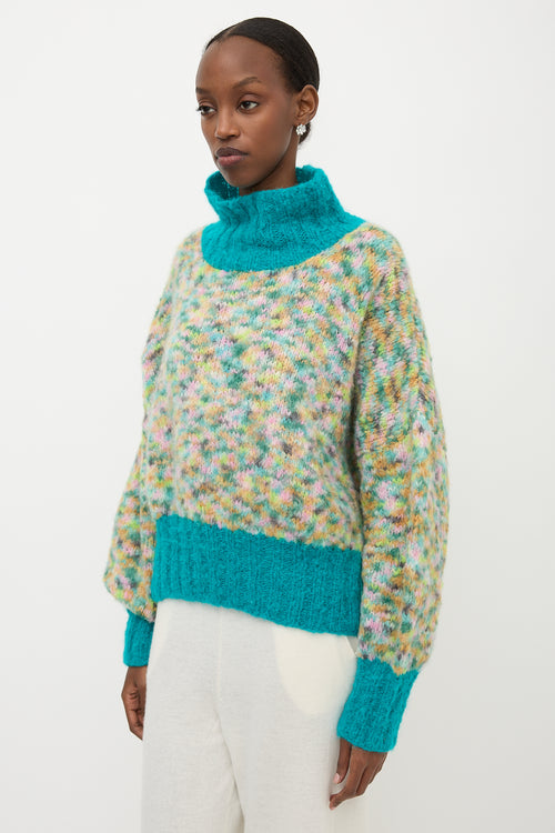 Rose Carmine Oversized Chunky Knit Sweater