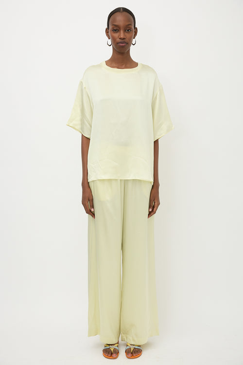 Sablyn Silk Satin Two Piece Set