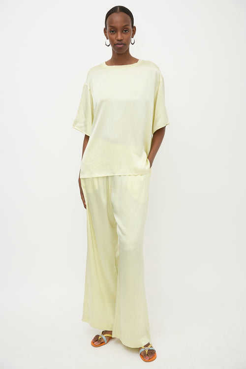 Sablyn Silk Satin Two Piece Set