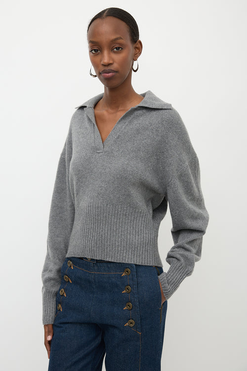 Proenza Schouler Cashmere Collared Sweater