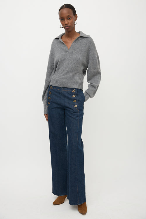 Chloé Sailor Flared Leg Jeans
