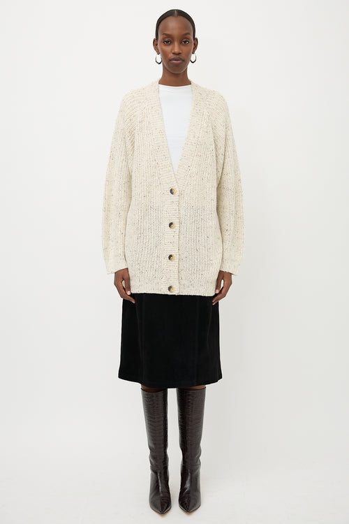 Lauren Manoogian Oversized Linen Cardigan