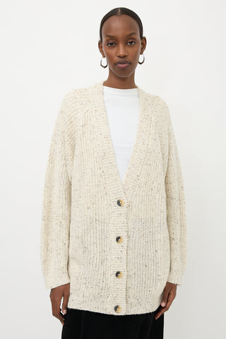 Lauren Manoogian Oversized Linen Cardigan