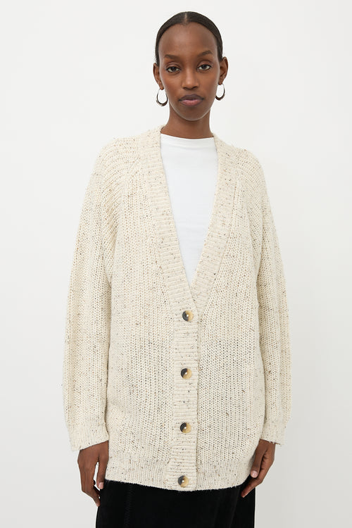 Lauren Manoogian Oversized Linen Cardigan