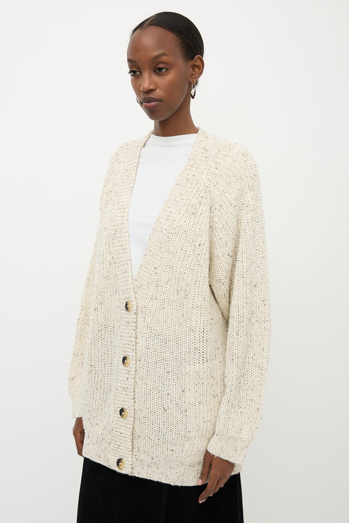 Lauren Manoogian Oversized Linen Cardigan