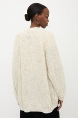 Lauren Manoogian Oversized Linen Cardigan