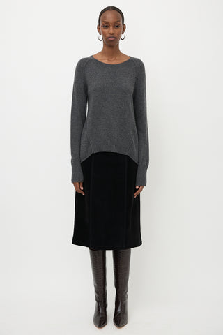 Doffer Boys Cashmere Inverted Sweater