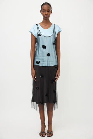 Tibi Tulle Embellished Artemis Dress