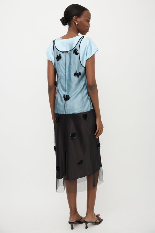 Tibi Tulle Embellished Artemis Dress