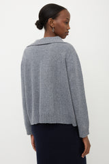 Sablyn Cashmere Collared Sweater