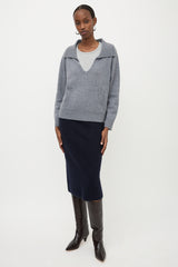 Fabiana Filippi Merino Wool & Mohair Skirt