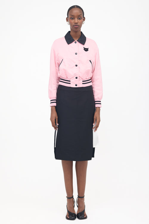 Miu Miu 2018 Embellished Stadium Jacket