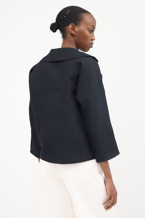 Tory Burch Silk Blend Gazar Top