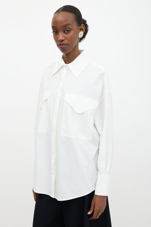 Khaite Oversized Birdie Shirt