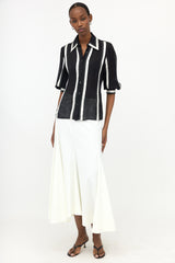 Chanel SS 2003 Silk Ribbon Shirt