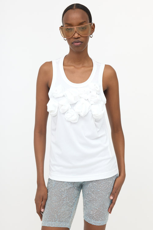Comme des Garçons Ruffled Tank Top