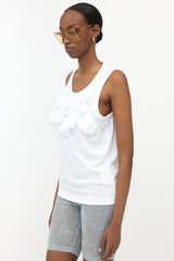 Comme des Garçons Ruffled Tank Top