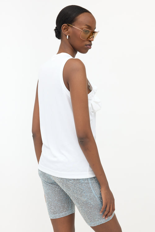 Comme des Garçons Ruffled Tank Top