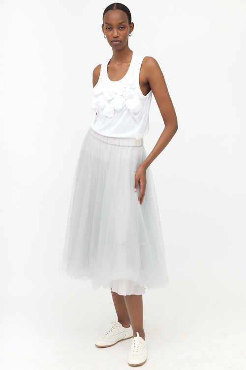 Fabiana Filippi Tulle Layered Skirt
