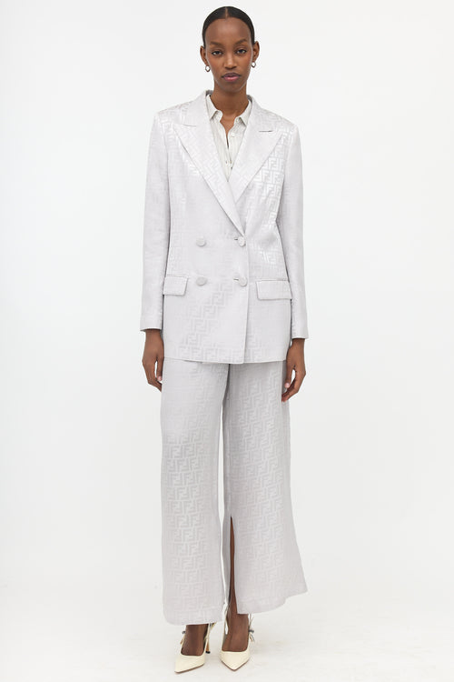 Fendi Silk Satin FF Monogram Set