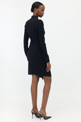 Givenchy Wool Crepe Ruffled Dress