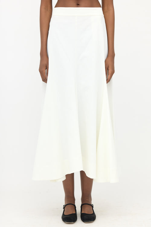 Jil Sander Fluted Maxi Skirt
